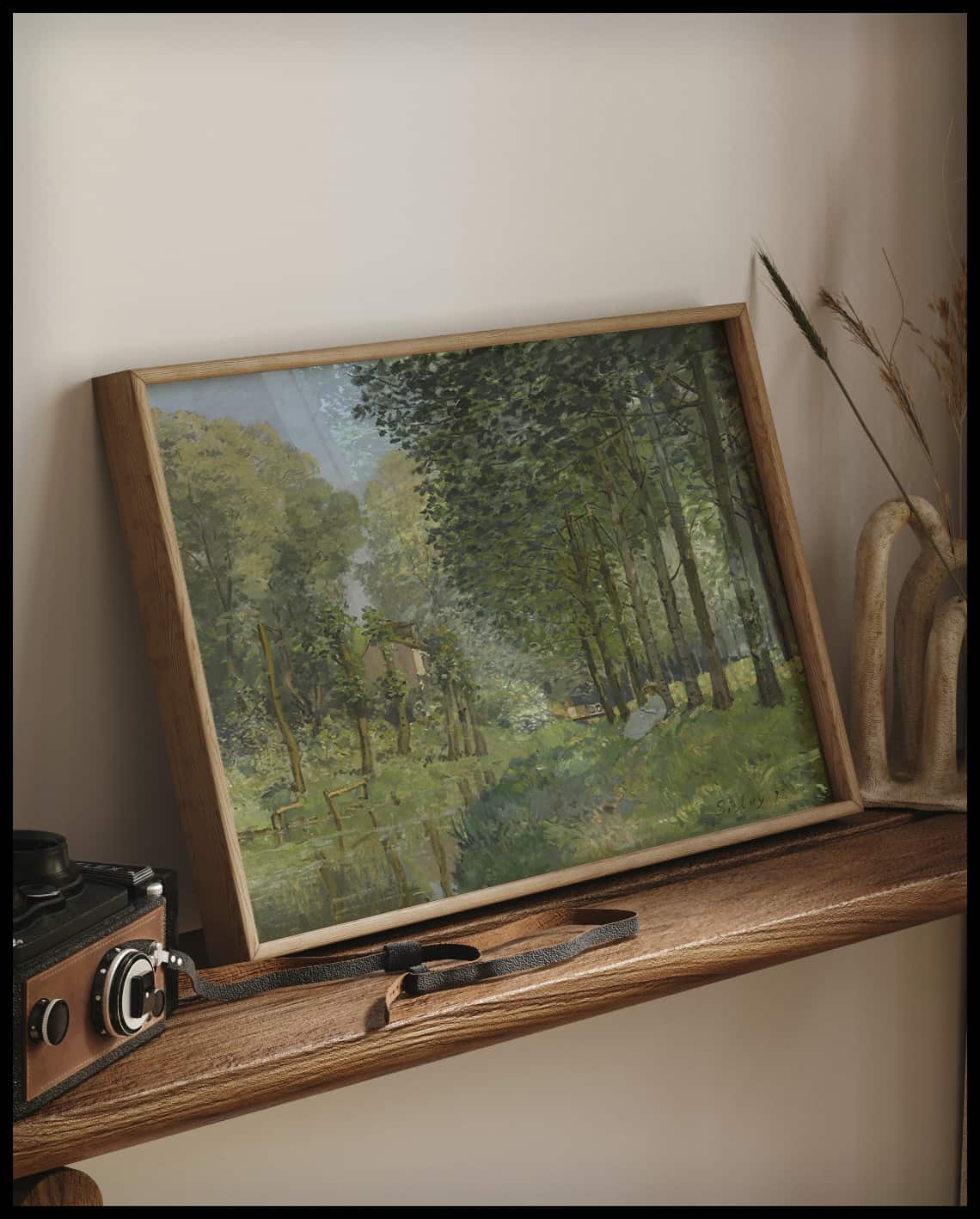 Repos au bord de la rivière