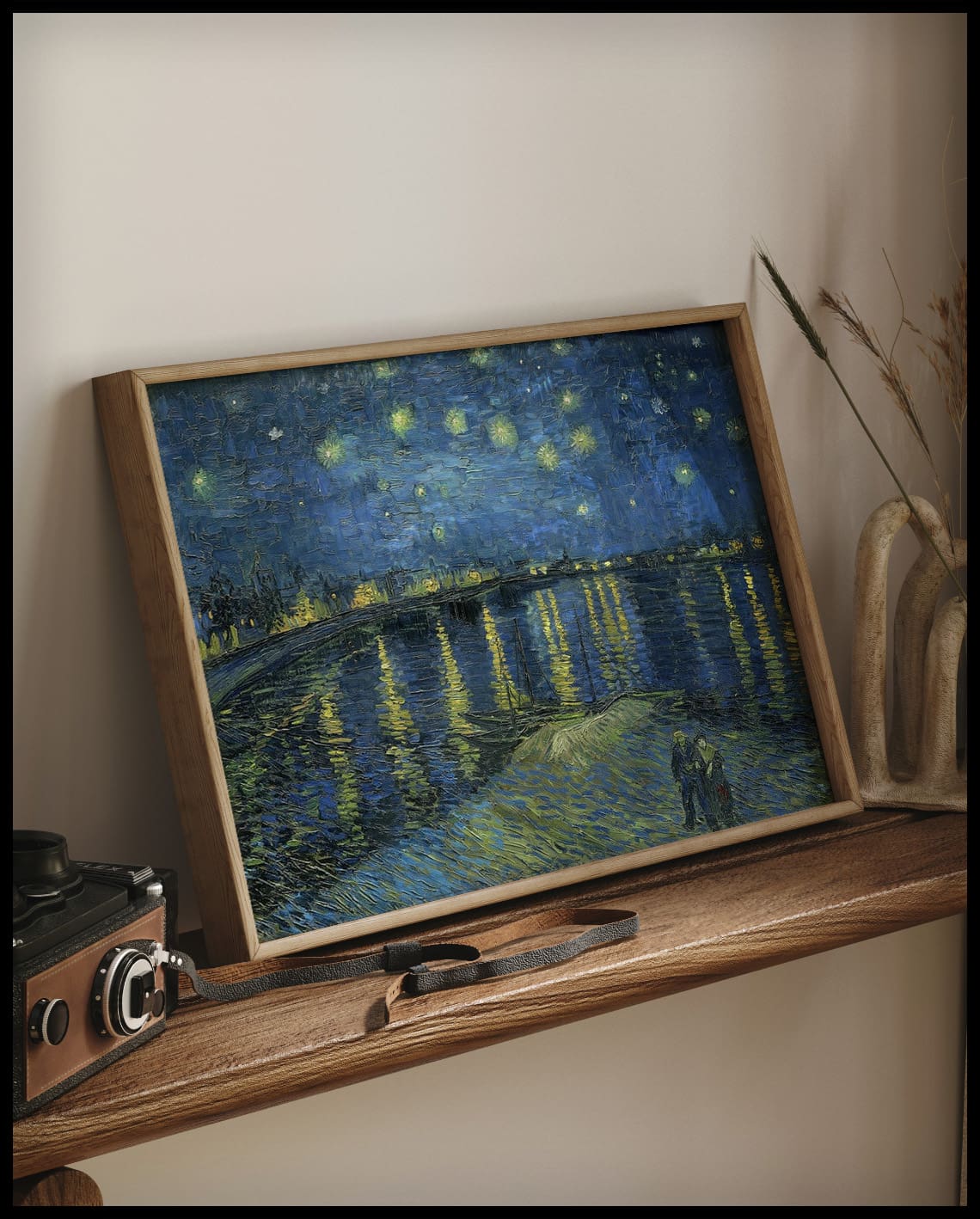 Nuit étoilée au-dessus du Rhône