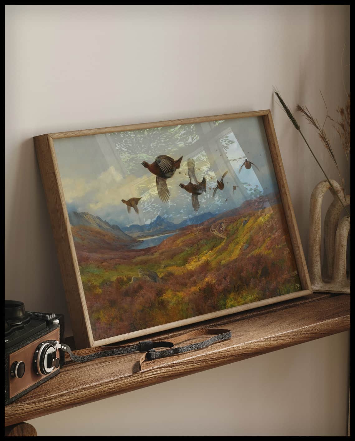 Moorschneehühner Poster