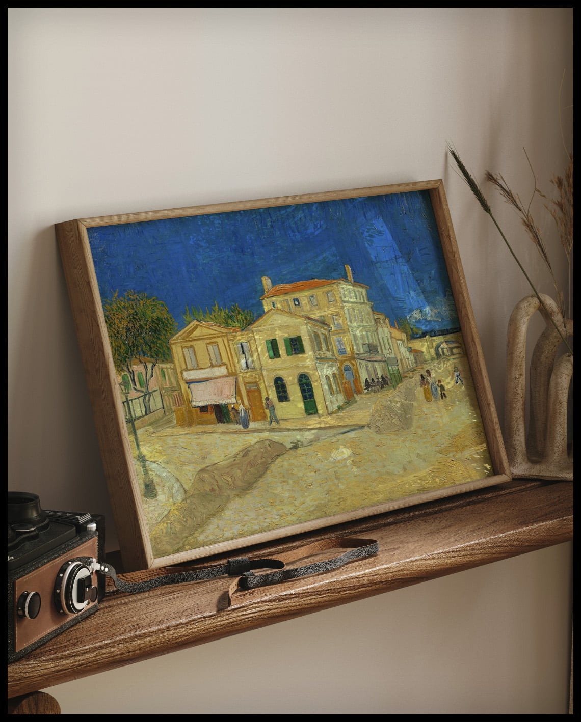 The yellow house
