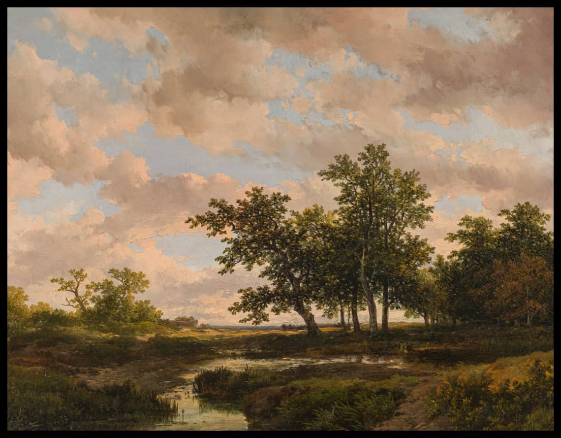 Landschaft mit Fluss