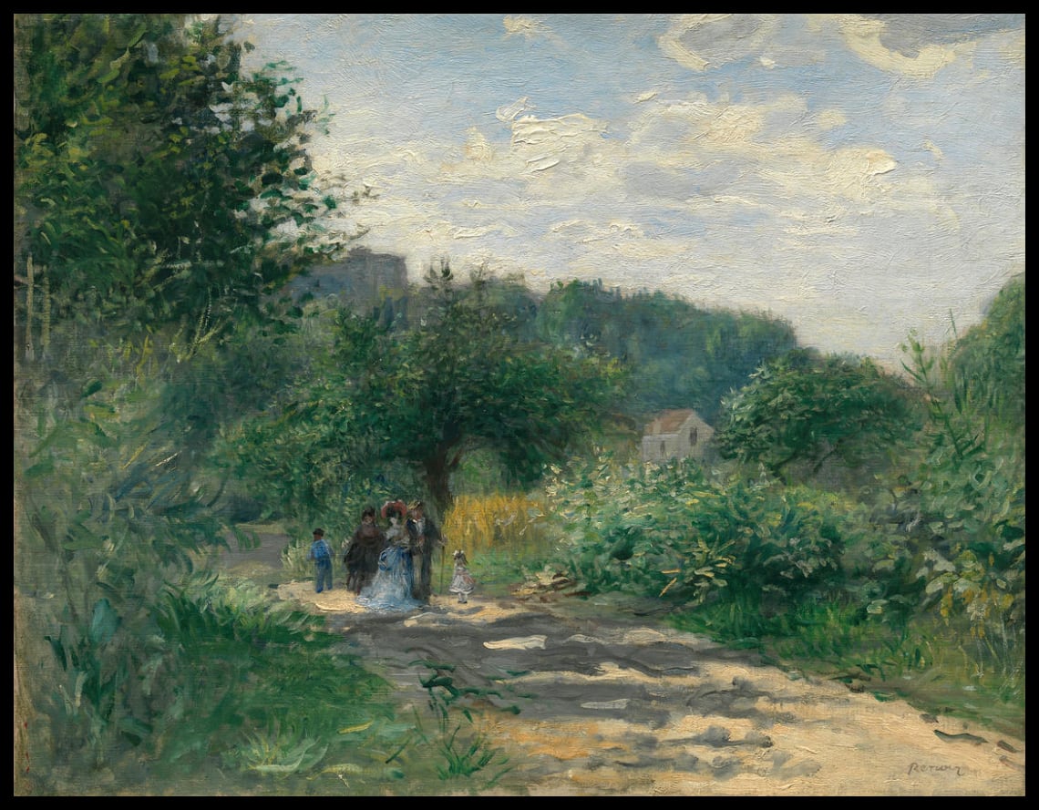 A Road in Louveciennes