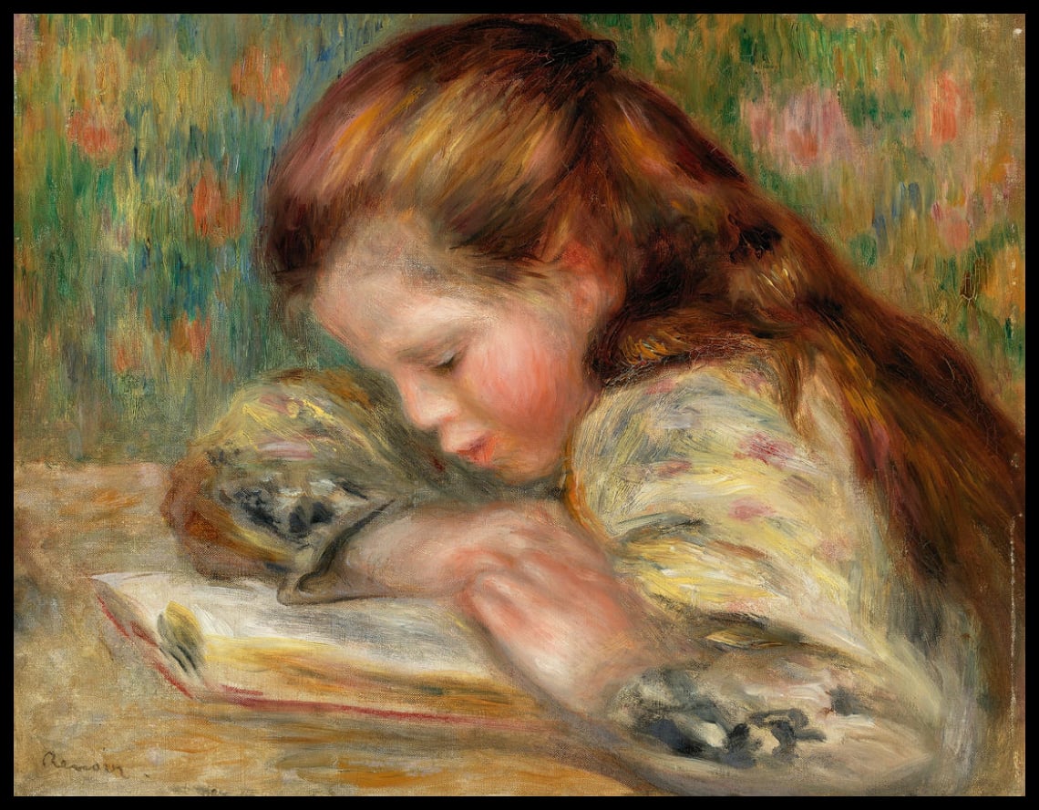 Child Reading (Enfant lisant)