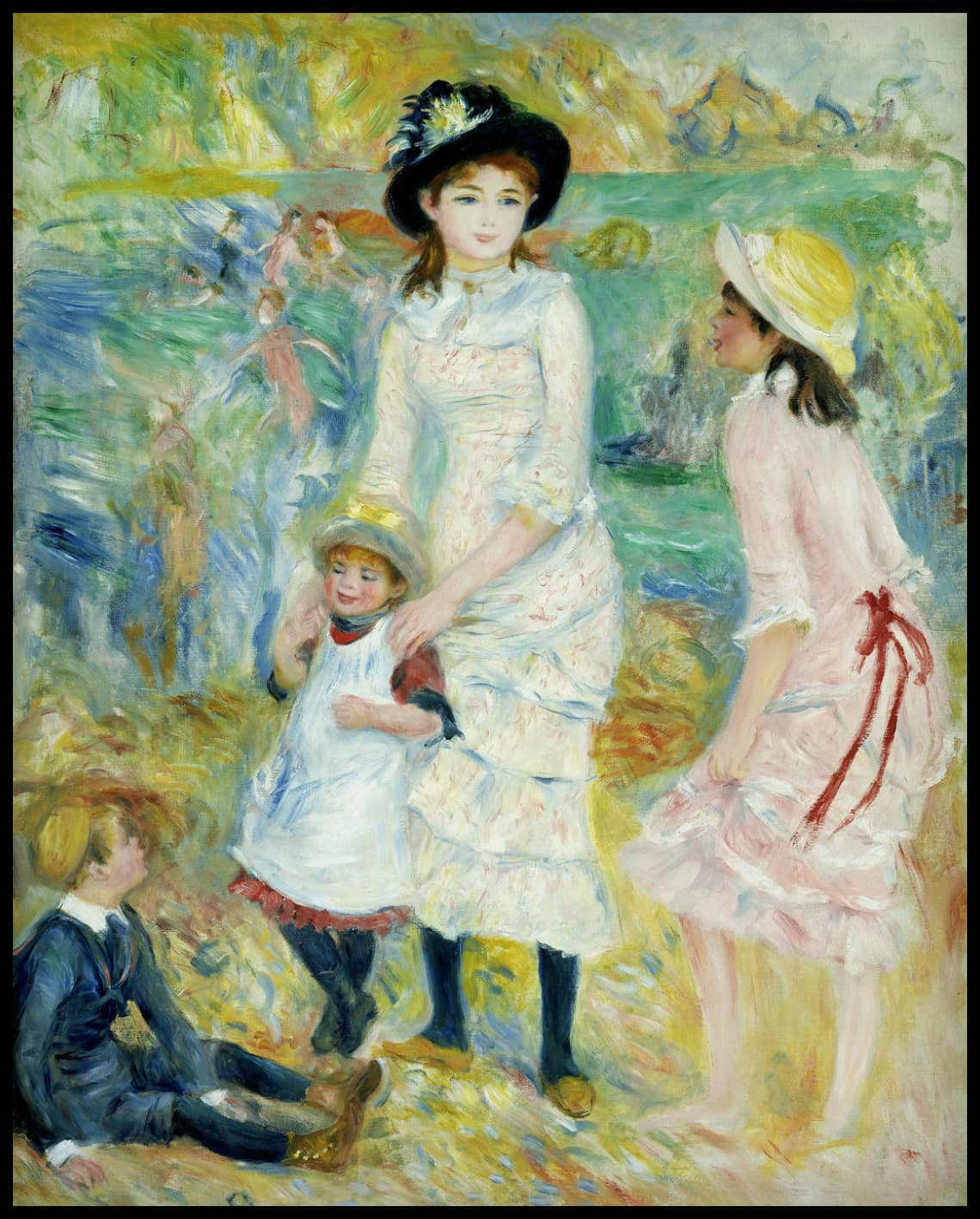 Children on the Seashore, Guernesey