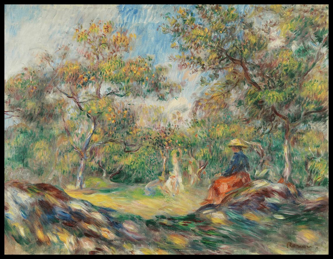 Femme Dans Un Paysage