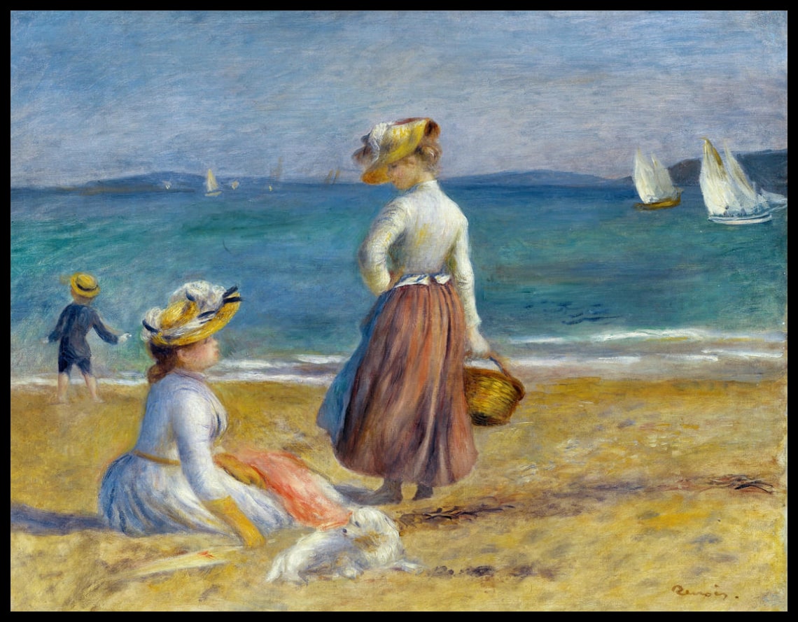 Figures sur la plage
