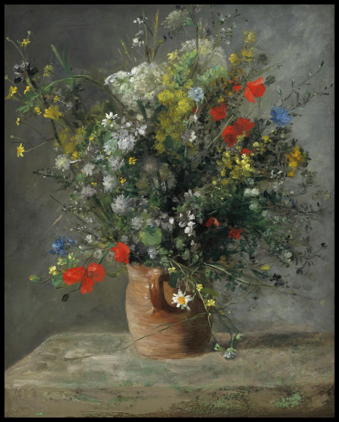 Fleurs dans un vase