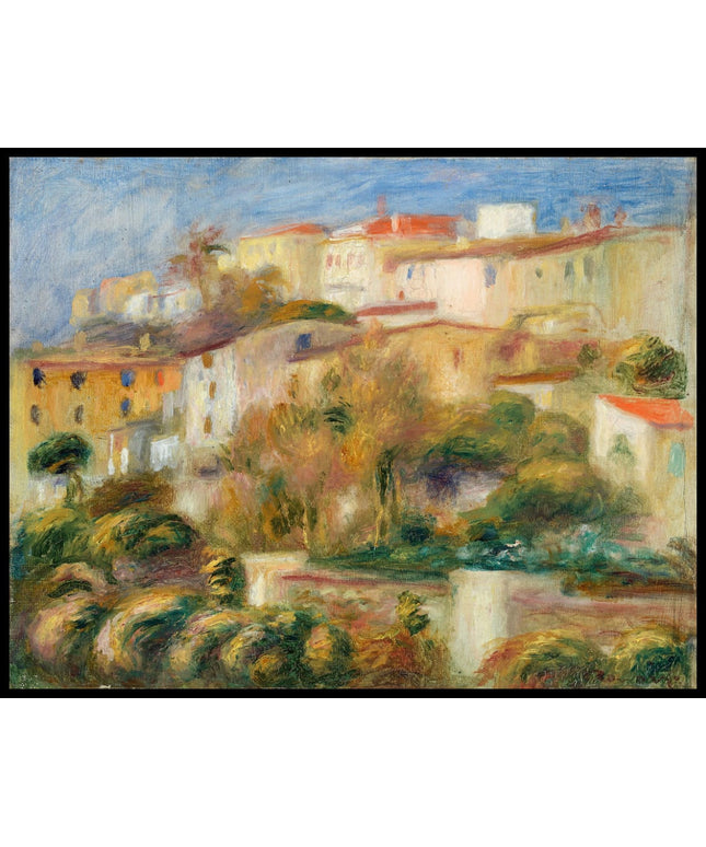 Houses on a Hill (Groupe de maisons sur un coteau)