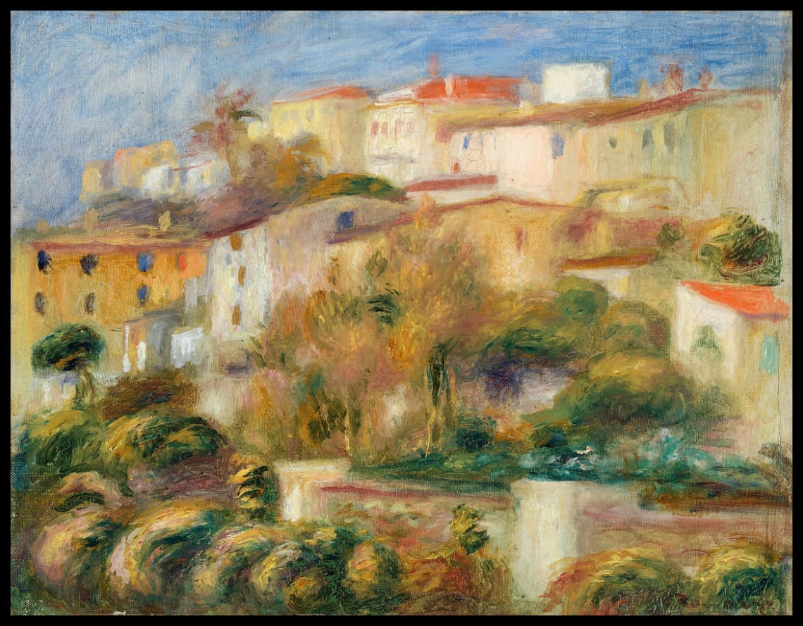 Houses on a Hill (Groupe de maisons sur un coteau)