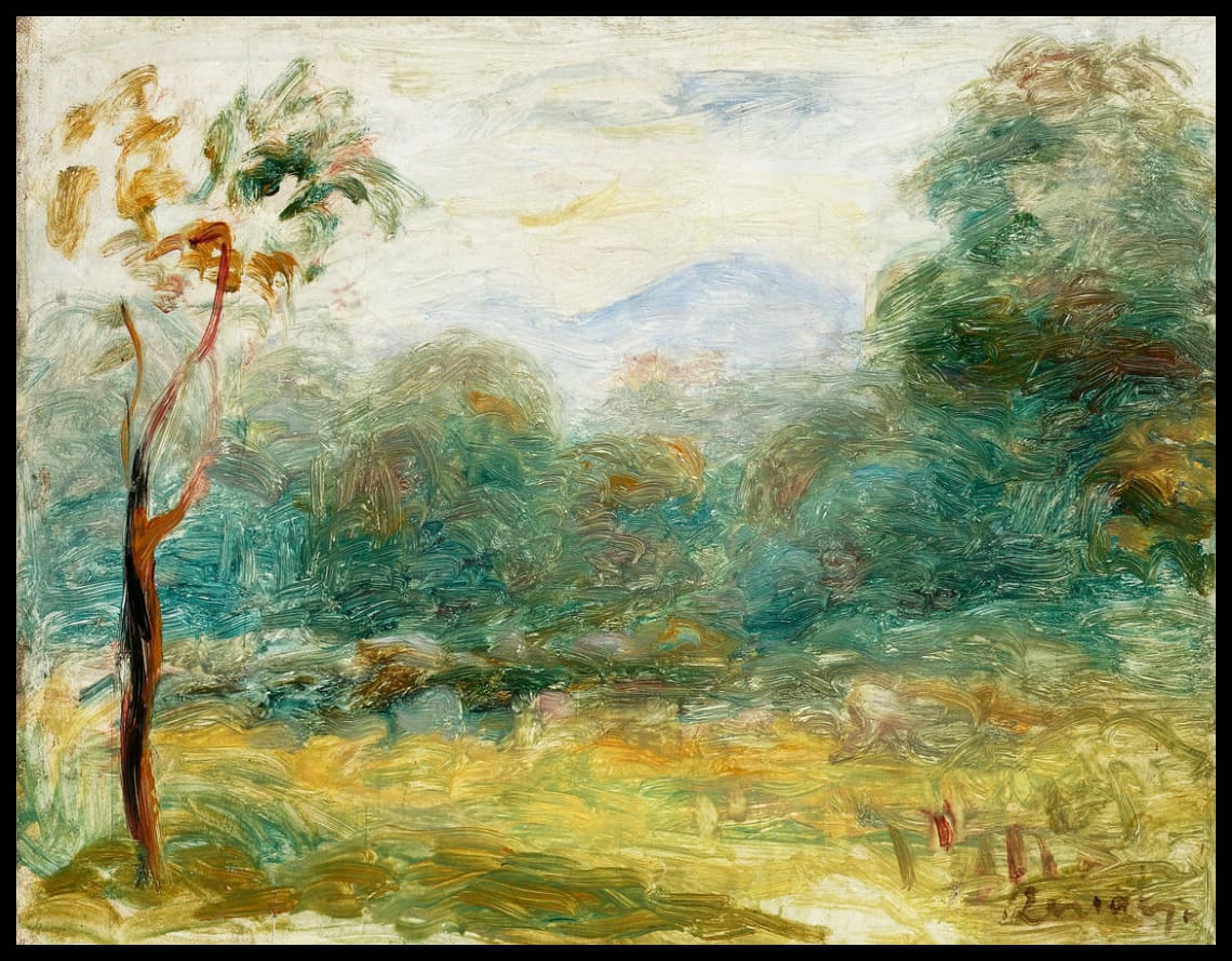 Paysage du sud de la France (Cagnes-sur-Mer)