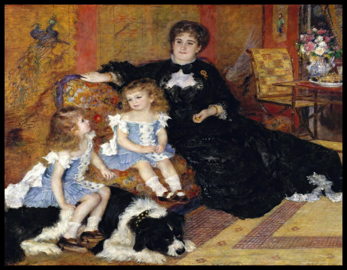Madame Georges Charpentier et ses enfants