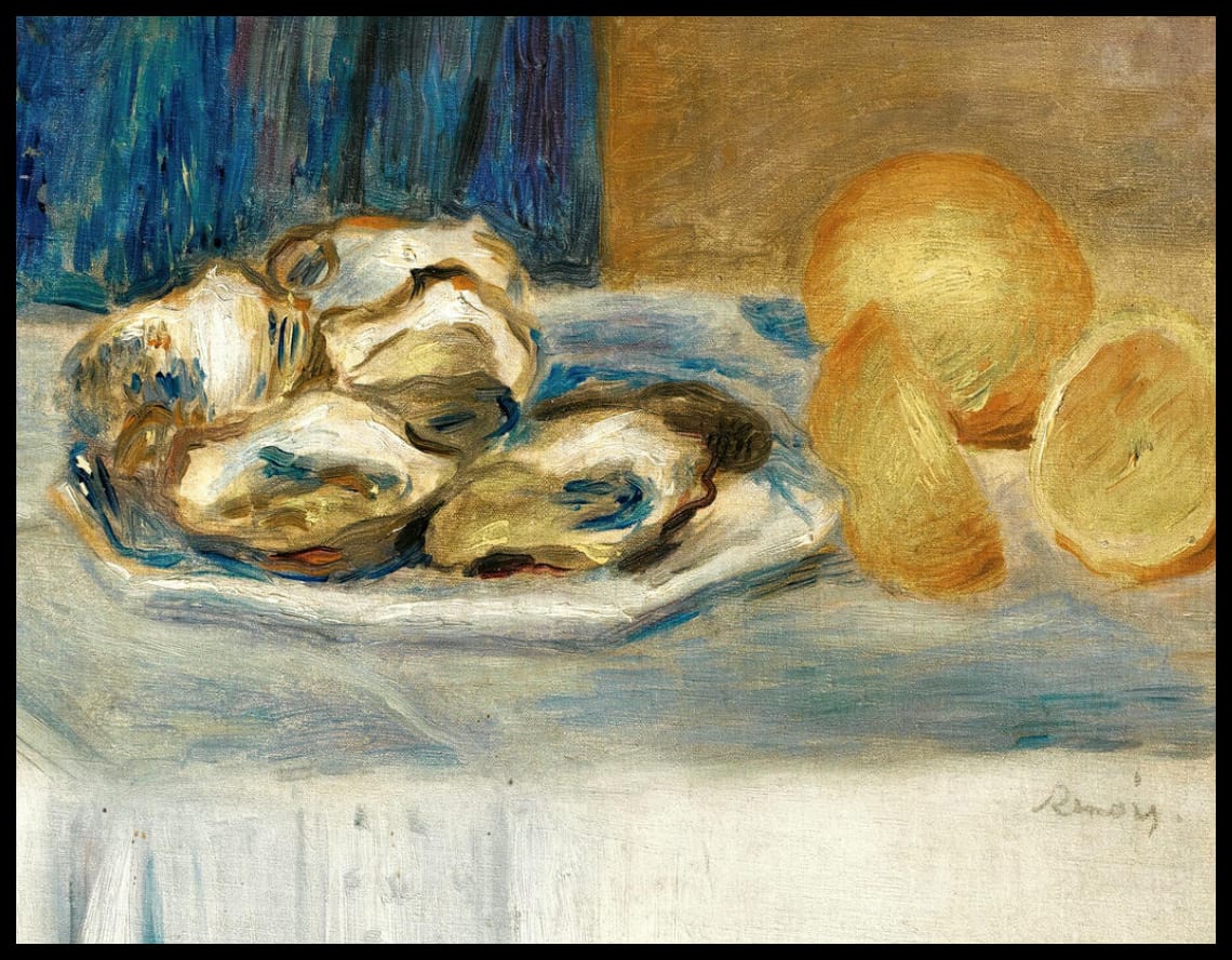 Nature Morte Aux Citrons Et Aux Huîtres