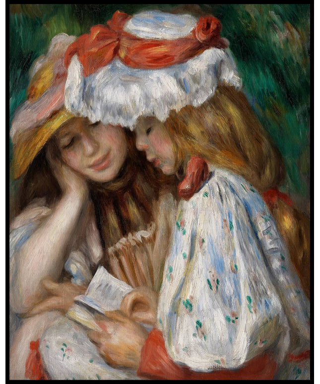 Two Girls Reading