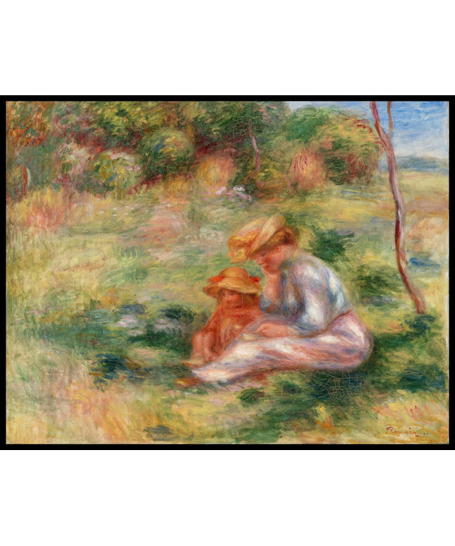 Woman and Child in the Grass