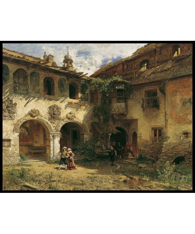 Hof der Fürstenburg in Burgeis