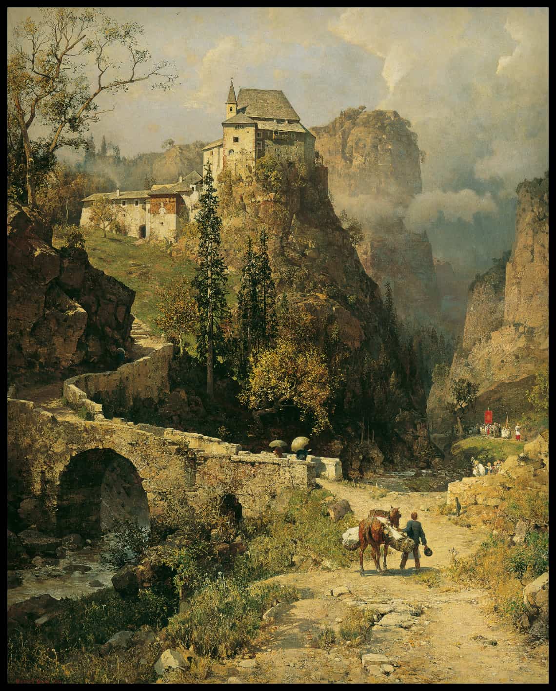 Schlucht und Einsiedelei San Romedio bei Val di Non