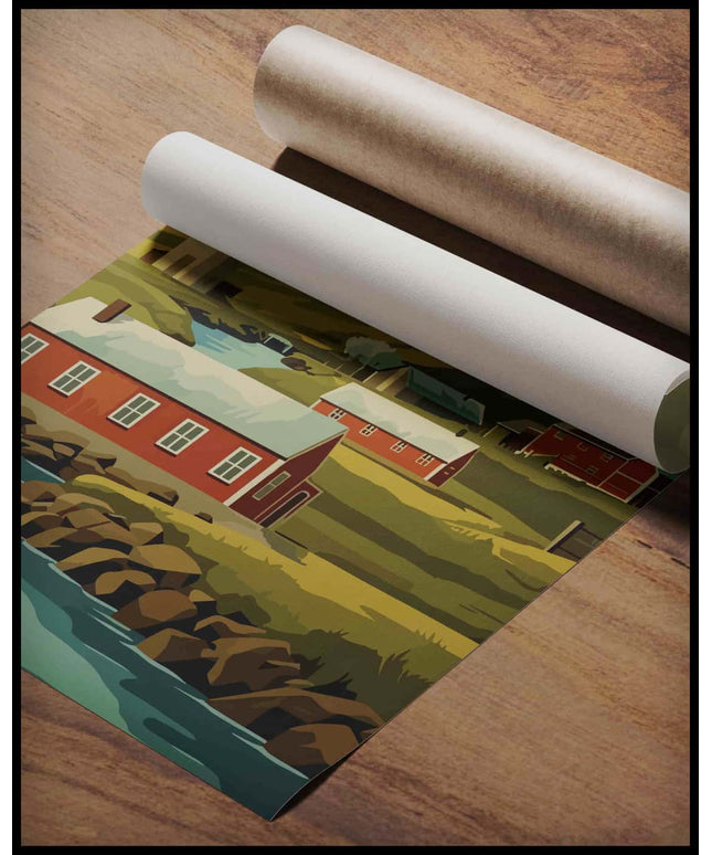 Höfn Village Poster