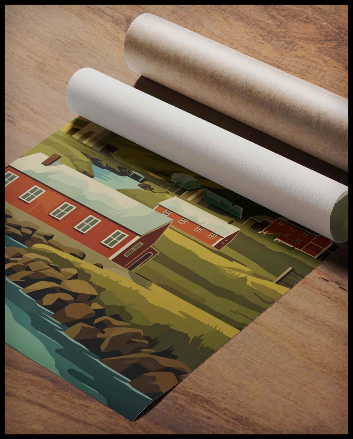 Affiche du village de Höfn