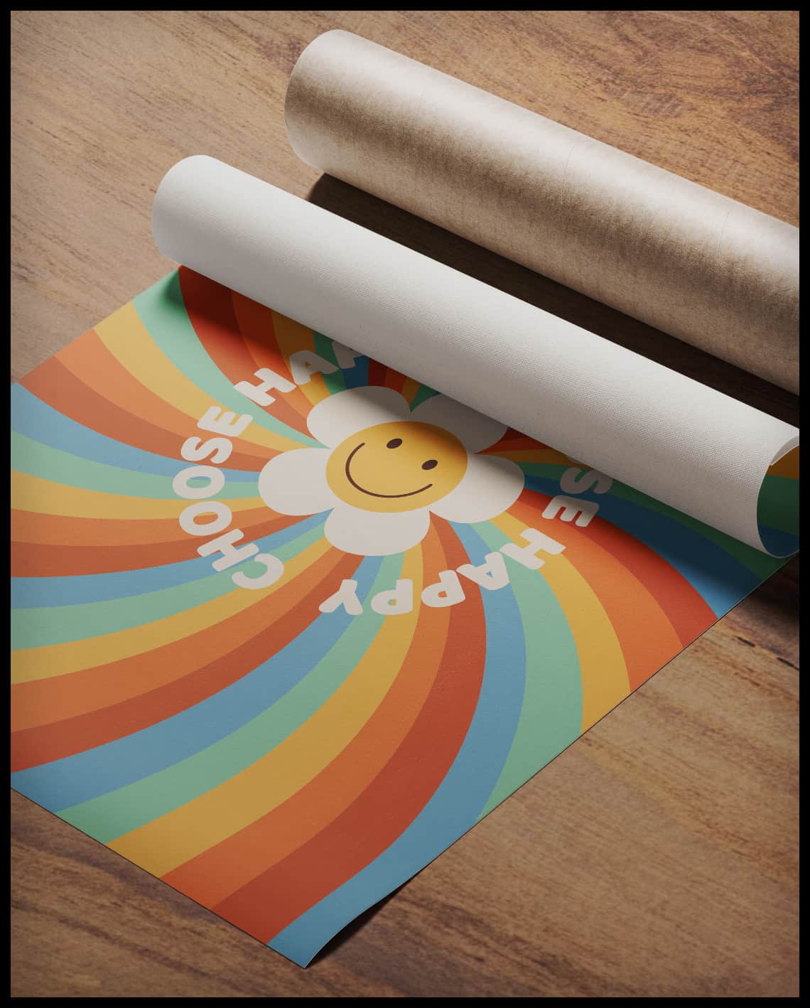 Poster Happy Blumen