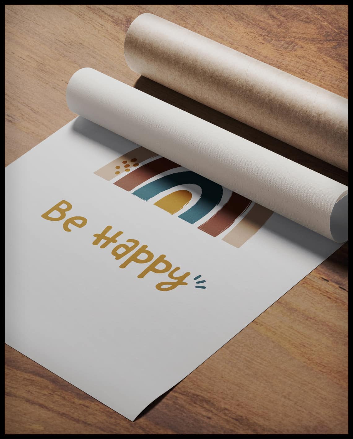 Poster Be Happy