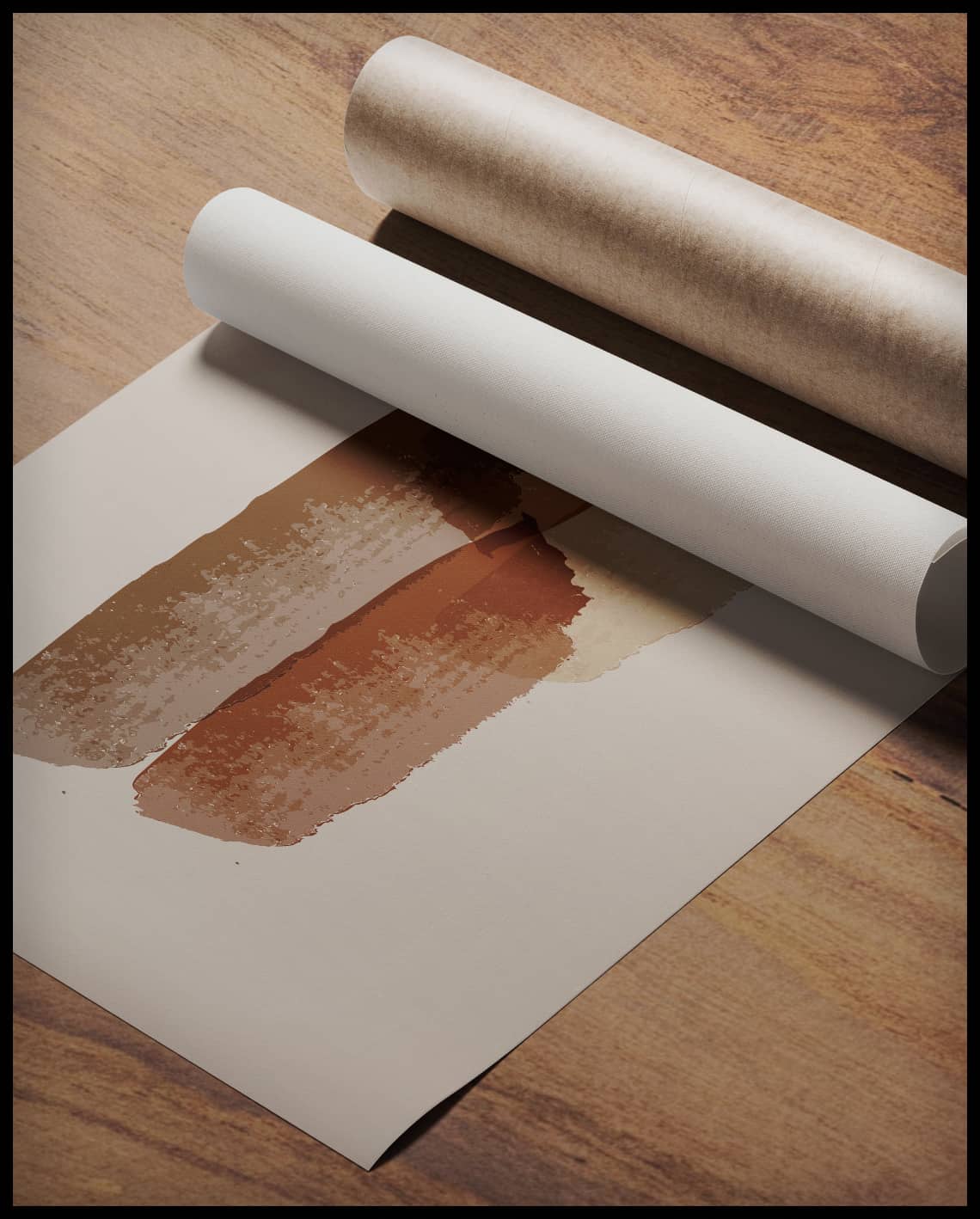 Coup de pinceau Poster