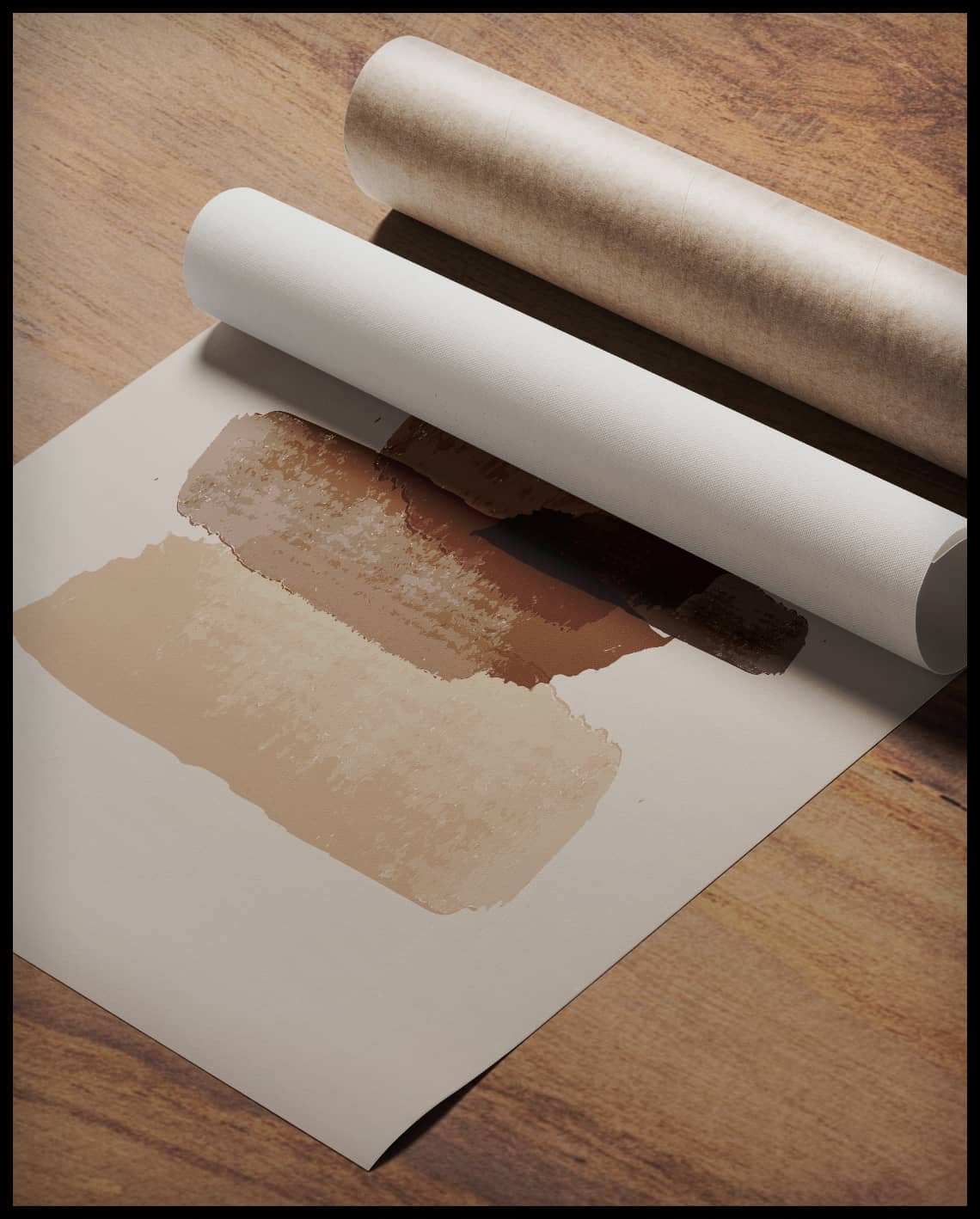 Coup de pinceau Poster