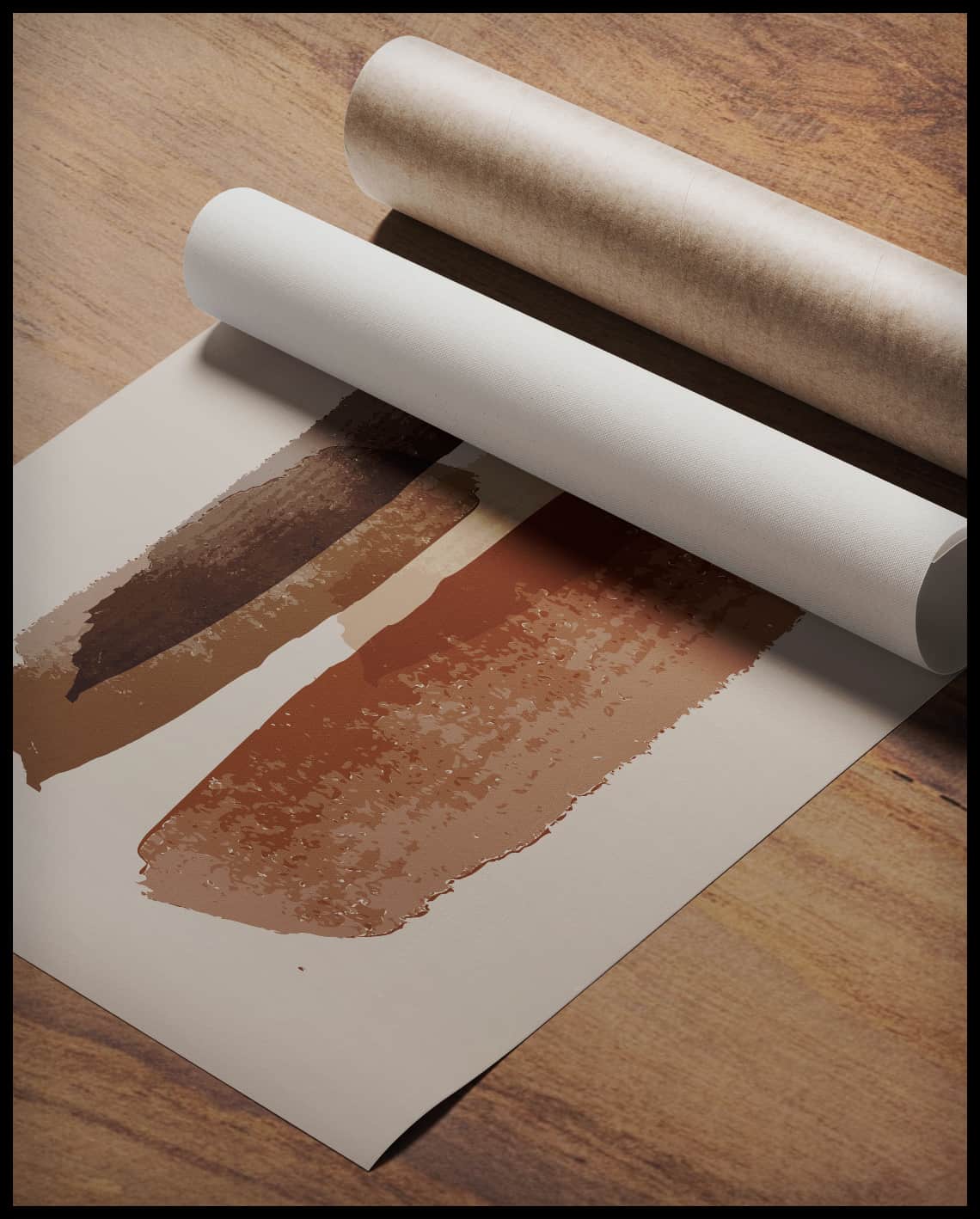 Coup de pinceau Poster