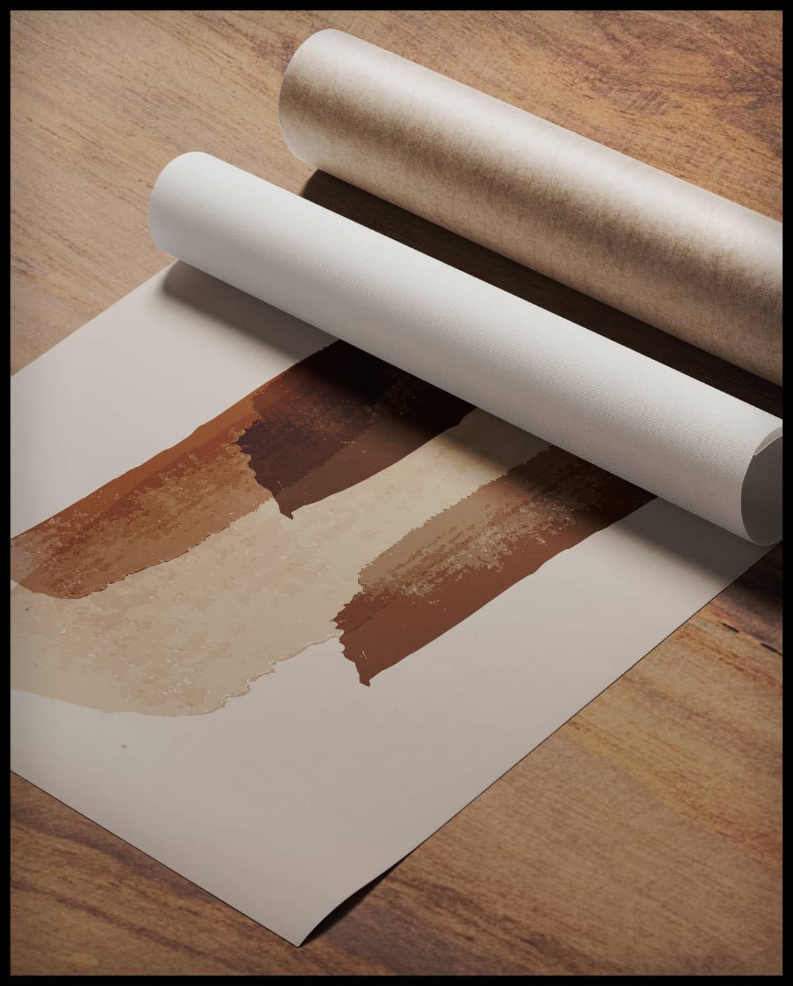 Coup de pinceau Poster