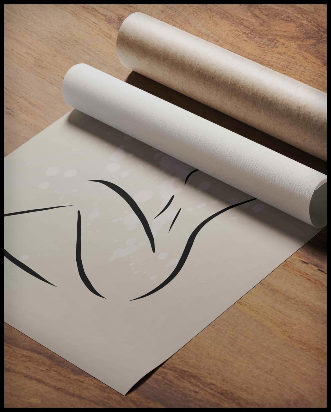 Female Body Lines Poster