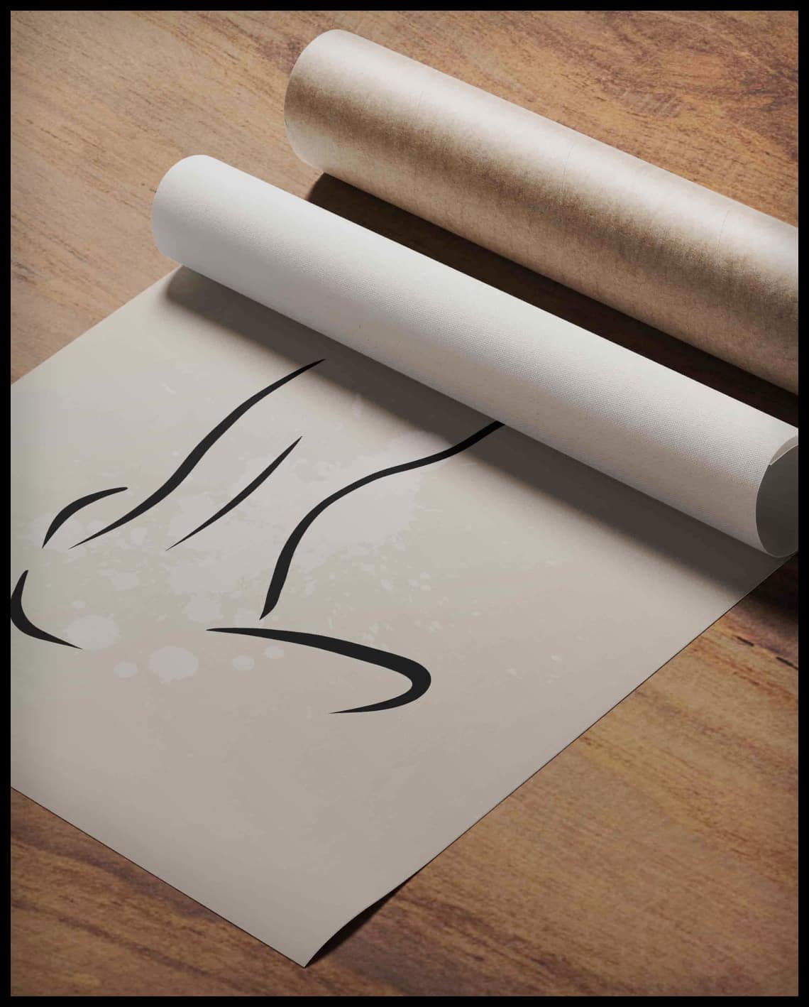 Female Body Lines Poster