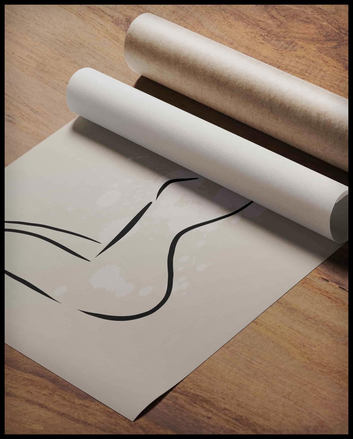 Female Body Lines Poster