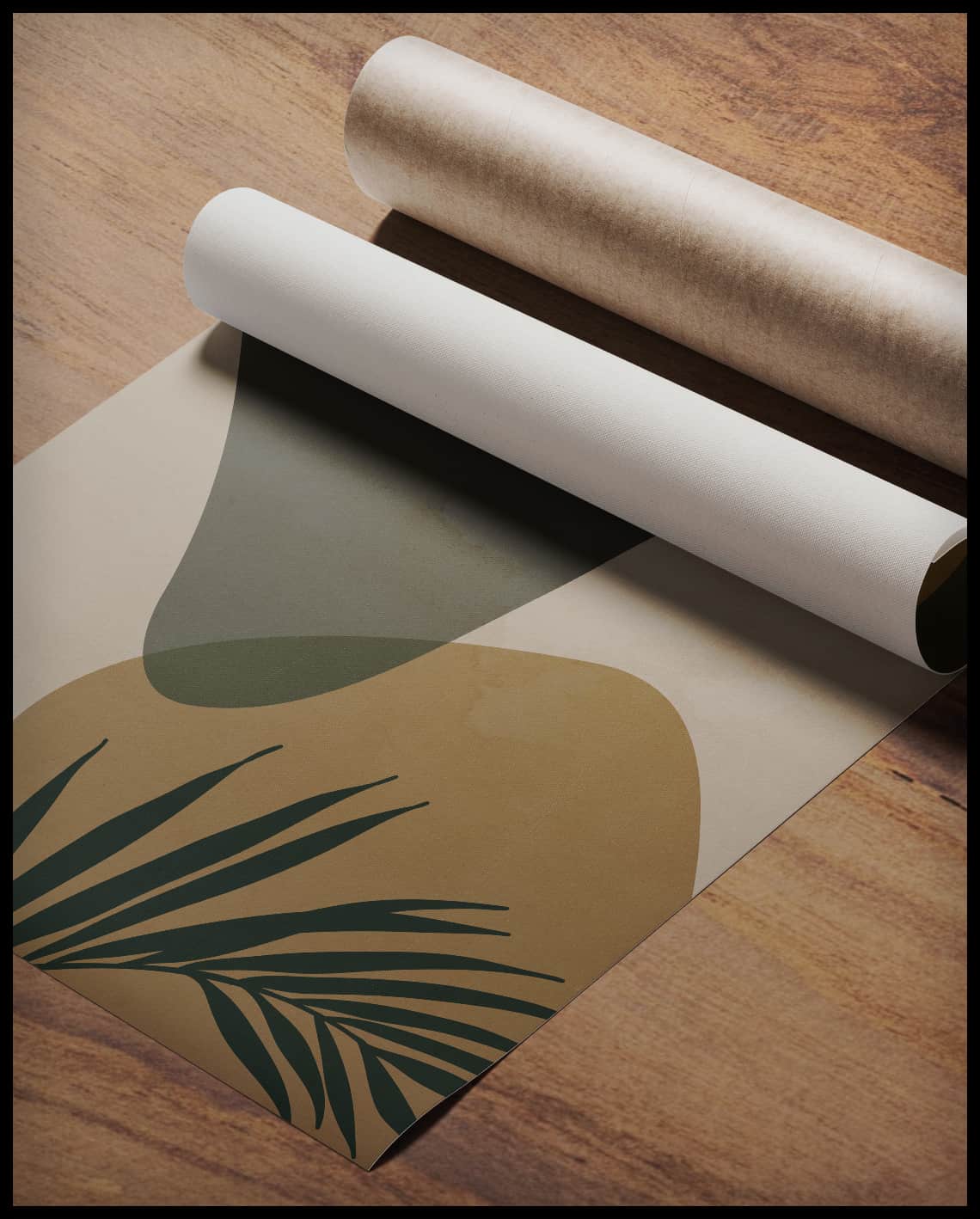 Poster de formes abstraites