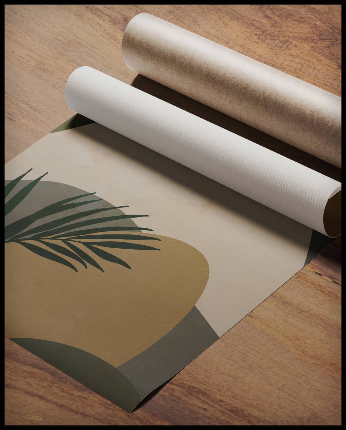 Poster de formes abstraites