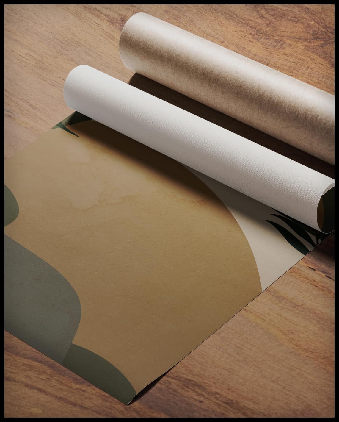 Poster de formes abstraites