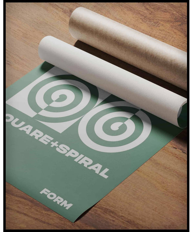 Square Spiral Poster