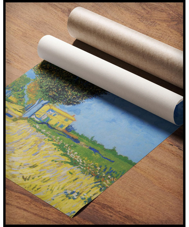 Avenue at Arles with houses