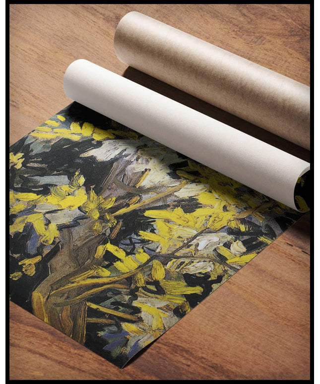 Blühender Akazienzweig