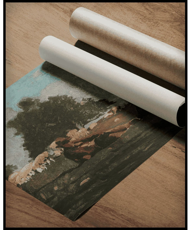 Boy And Girl In A Field