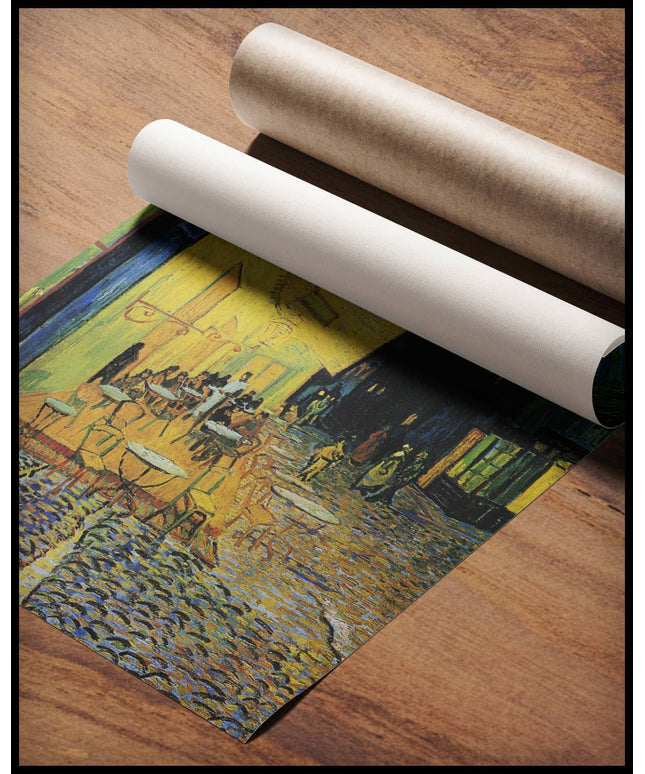 Caféterrasse am Abend