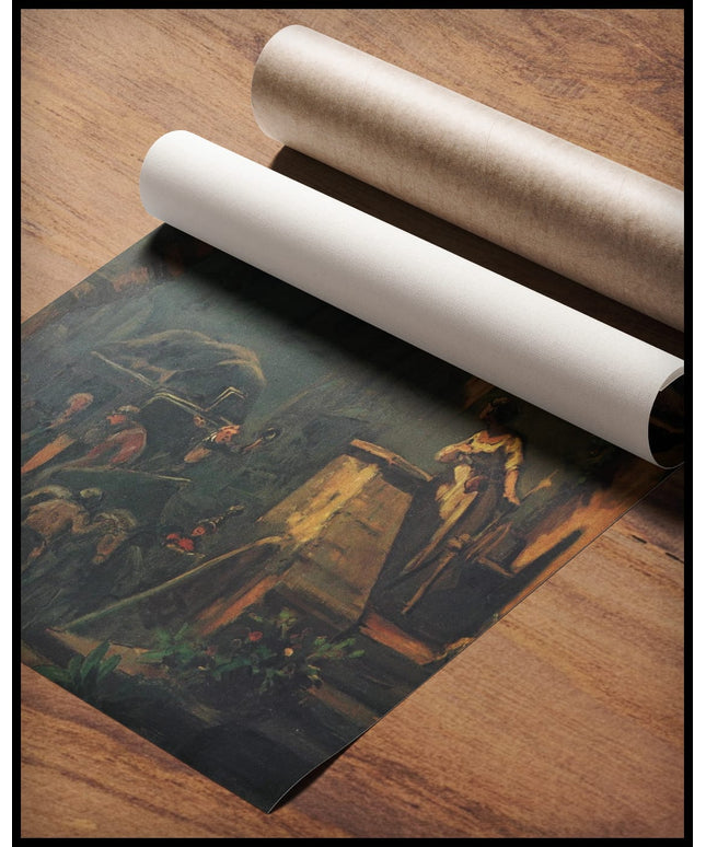 Ankunft des Postwagens