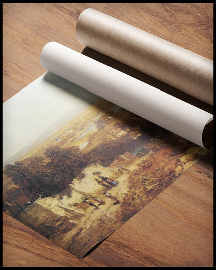 Biergarten mit Ausflüglern