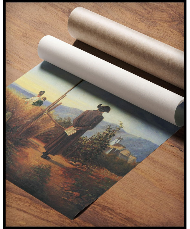 Der verbotene Weg (Jesuitenpater in der Landschaft)