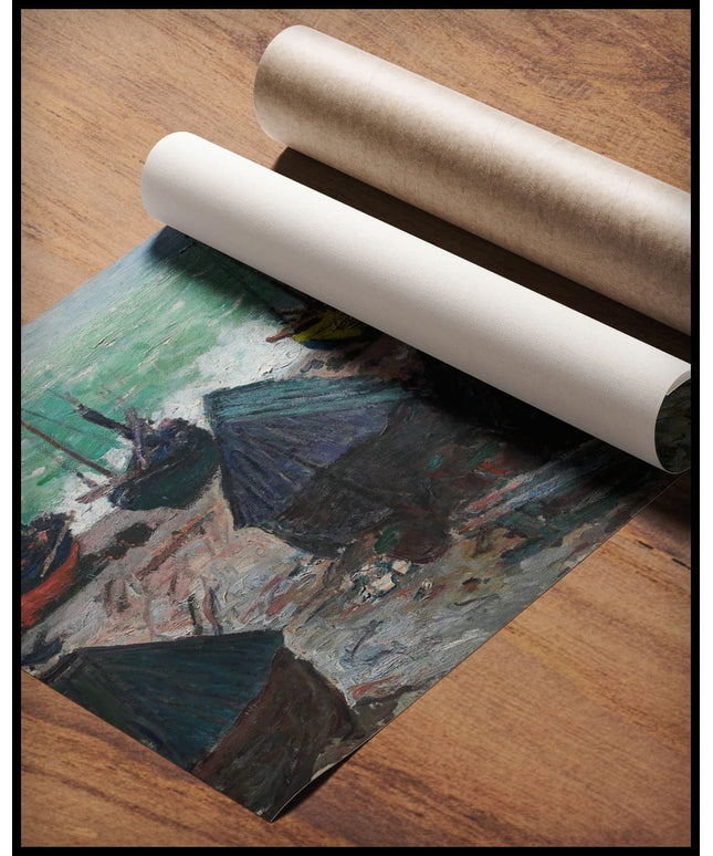 Boats on the Beach at Etretat