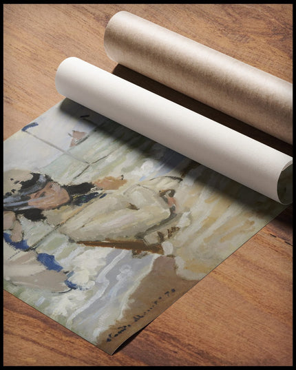 Camille on the Beach at Trouville