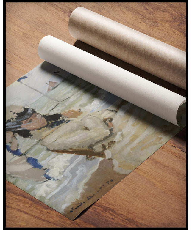 Camille on the Beach at Trouville