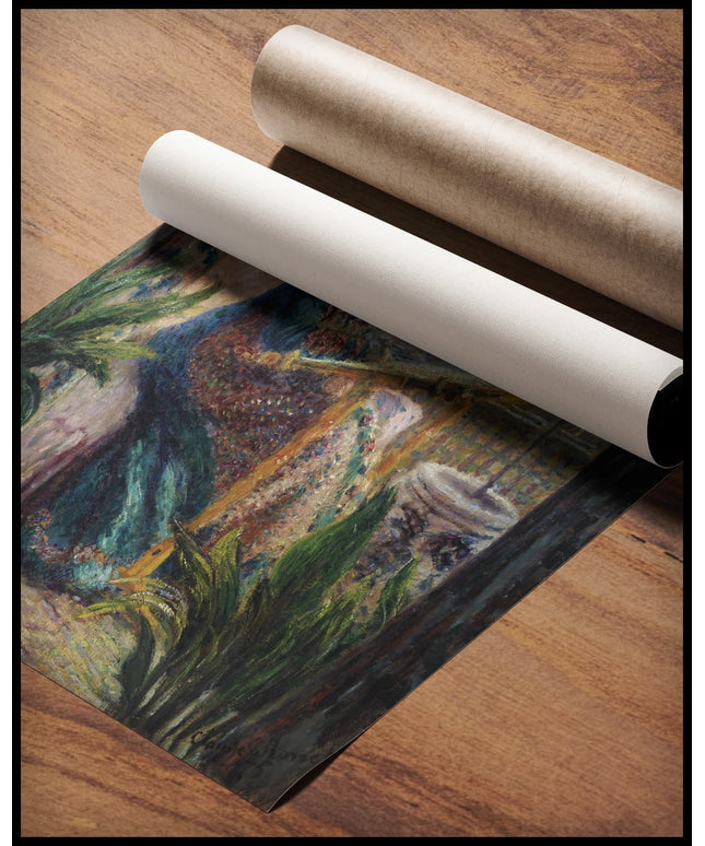 Madame Monet Embroidering