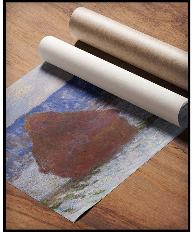 Stack of Wheat (Snow Effect, Overcast Day)