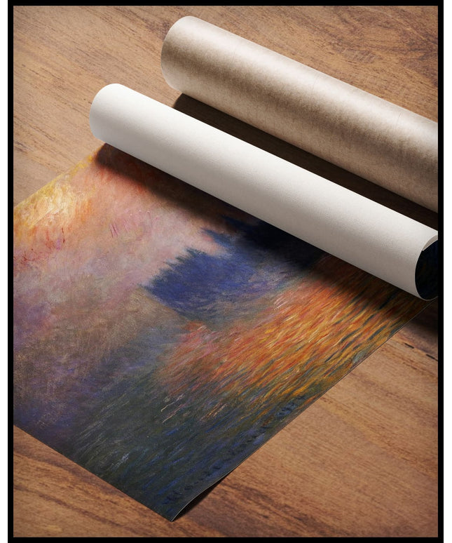 The Houses of Parliament (Sunset)