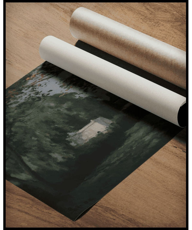 Three Houses And Trees