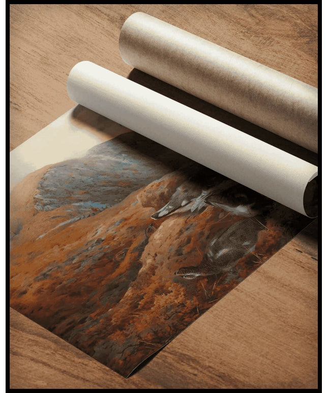 Alpenschneehuhn Poster